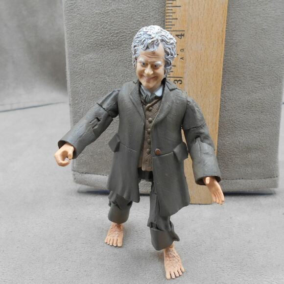 2003 Bilbo Baggins from There and Back Again LOTR Gift Pack Toy Biz - Picture 3 of 7